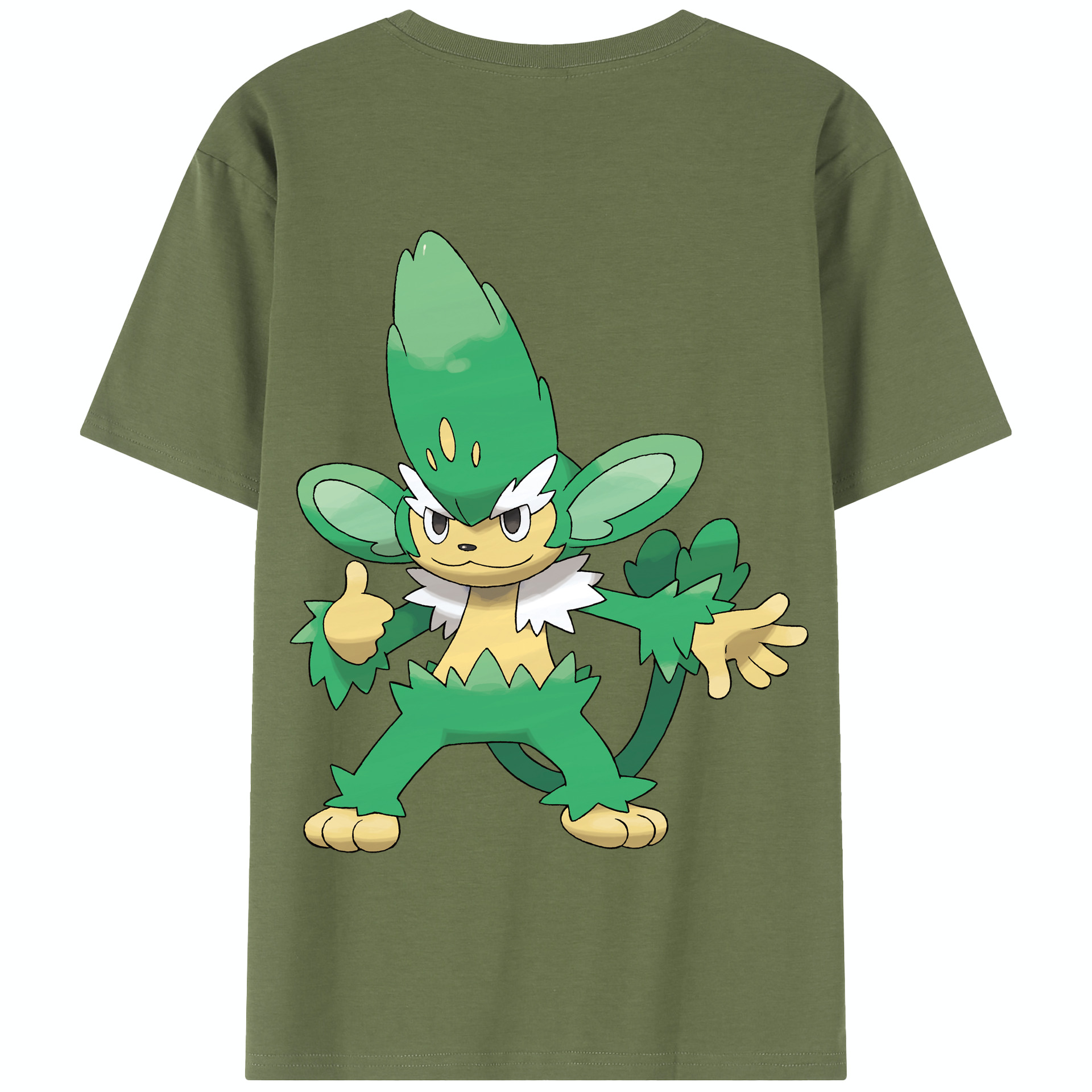 （画像用） ポケットモンスター Pokémon 綿100％半袖Tシャツ（背面プリント）